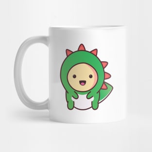 kawaii cute dinosaur baby cat muffin Mug